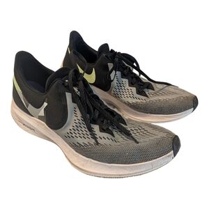 Nike Air Zoom Winflo 6 Black Grey Running Shoes Sneakers AQ7497-015 Mens US 13